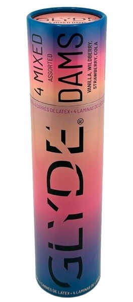 GLYDE Dams Lecktücher Mix 4er