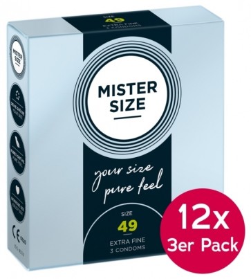 Mister Size Tray 49mm 12x3er