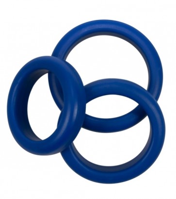 Blue Mate Cockring Set 3er