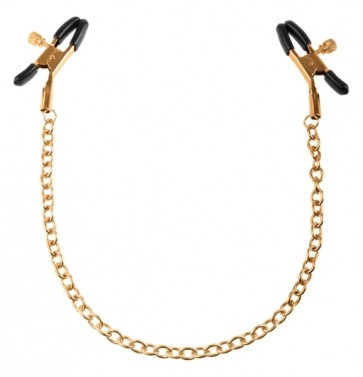 FFS Gold Chain Nipple Clamps