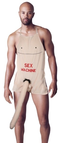 Schürze mit Plüsch-Penis