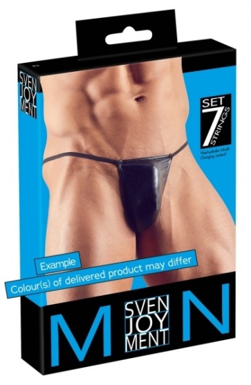 Herren String 7er Pack S-L