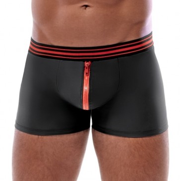 Herren Pants Schwarz/Rot XL
