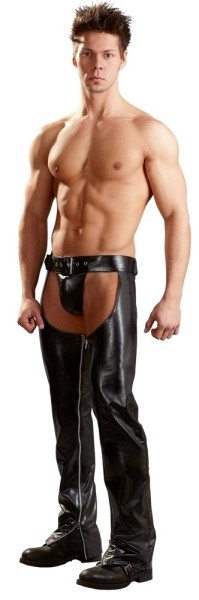 Lederimitat Herren Chaps M