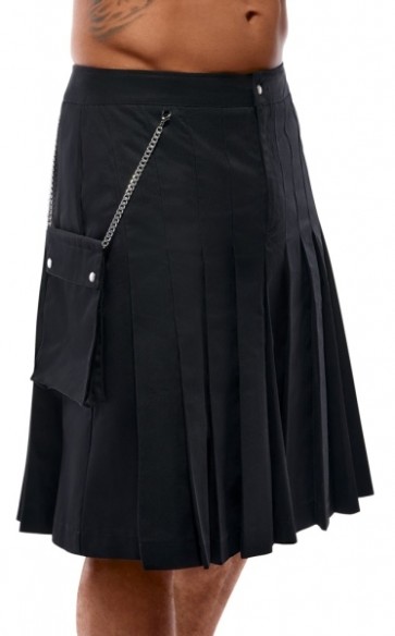 Herren Rock Schwarz S