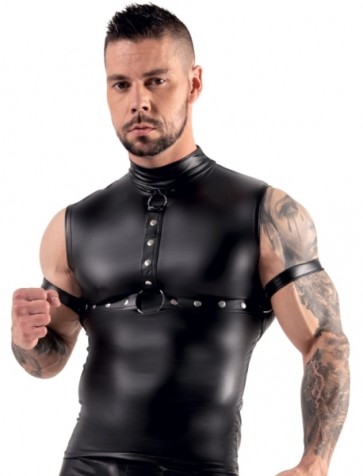 Herren Top schwarz S