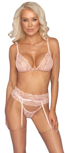 Strapsset rosa L/XL