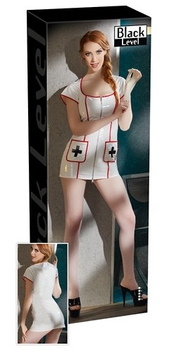 Lackkleid Nurse