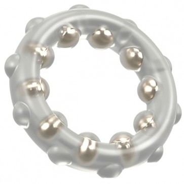 Rebel Cock Ring With Metal Bal