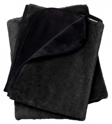 Faux-Fur Fascinator Black