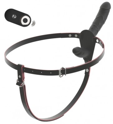 RC Vibrating Double Strap-On