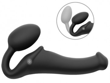 Vibrating Strap-On M Black