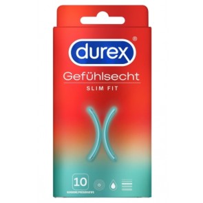 Durex Gefühlsecht Slim Fit 10