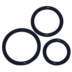 Silicone cock ring set 3 pcs