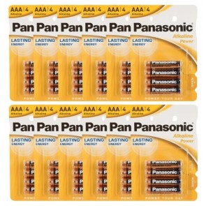 Batterie Panasonic AAA 12x4er