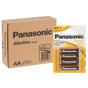 Batterie Panasonic AA 12x4er