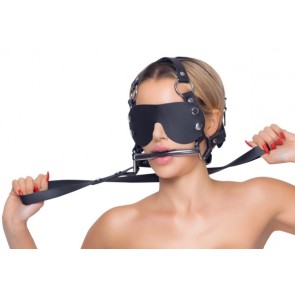 Leder Kopfmaske Trense
