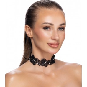 Halsband schwarz S-L