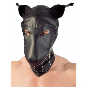 Lederimitat Dog Mask