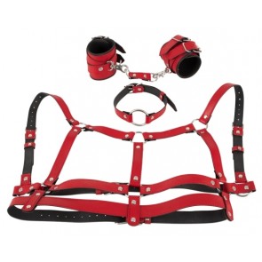 Bad Kitty Harness Set rot