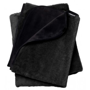 Faux-Fur Fascinator Black