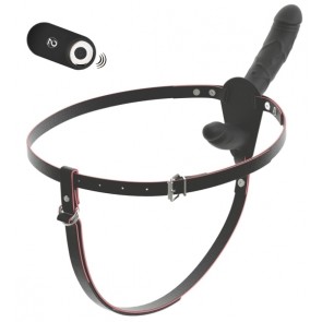 RC Vibrating Double Strap-On